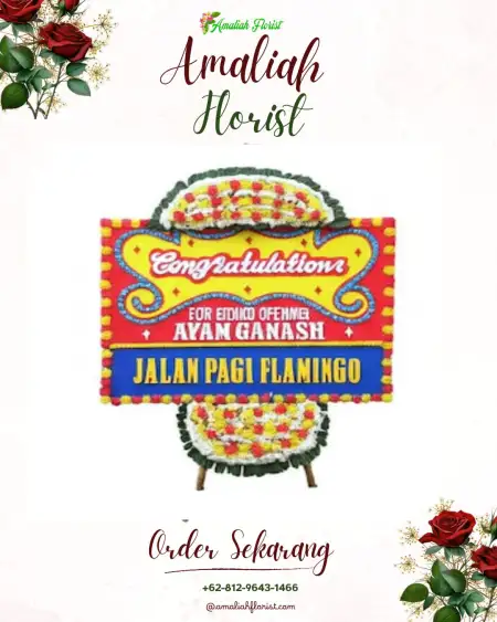 Sewa Papan Bunga Salekoe